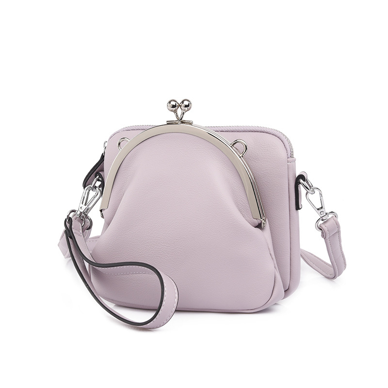 PU crossbody torba za žene, minimalistički stil, jednobojna, mala kvadratna torbica sa zatvaranjem na vrhu