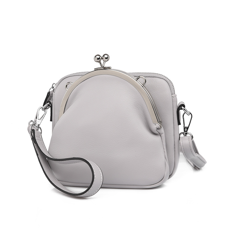 PU crossbody torba za žene, minimalistički stil, jednobojna, mala kvadratna torbica sa zatvaranjem na vrhu
