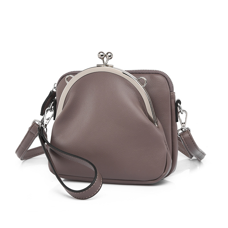 PU crossbody torba za žene, minimalistički stil, jednobojna, mala kvadratna torbica sa zatvaranjem na vrhu