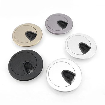 Plastična kutija za prolaz kablova za stol, otvor 65 mm, debeli poklopac otvora
