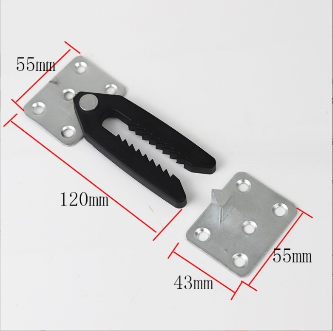 Šarka za sofu 220 mm s dvostrukim dizajnom i čeljusti aligatorovih usta, 160-dijelni odvojivi hardverski set za namještaj, model XYH-9001