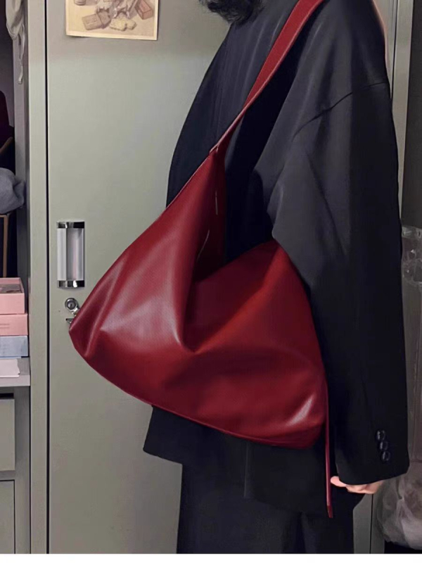 Ženska torbica za rame velike kapacitete, mekani minimalistički stil, crossbody torba za jesen i zimu