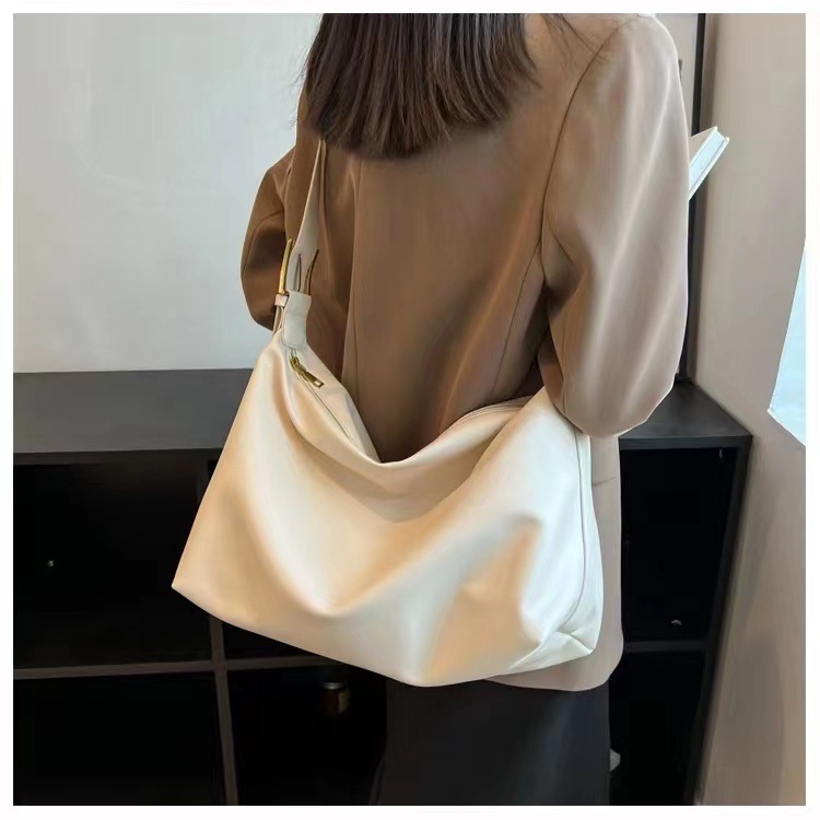 Ženska torbica za rame velike kapacitete, mekani minimalistički stil, crossbody torba za jesen i zimu