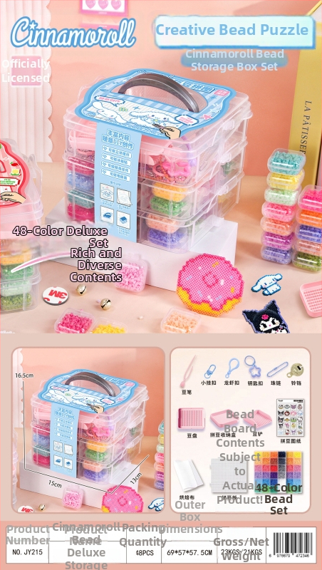 Originálny Sanrio bead art DIY set – kompletný set pre 3D beadovanie