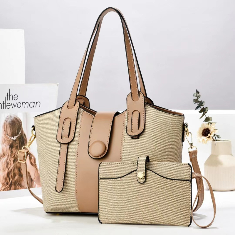 Nova gradska torba s kontrastnim bojama, velika kapaciteta, crossbody torba s jednim remenom.