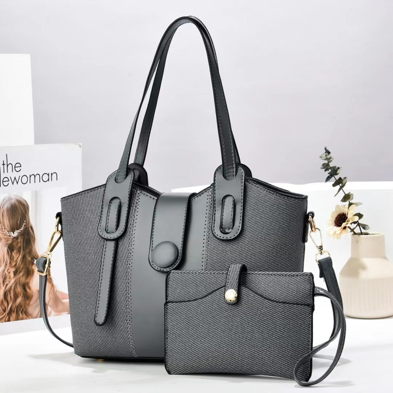 Nova gradska torba s kontrastnim bojama, velika kapaciteta, crossbody torba s jednim remenom.