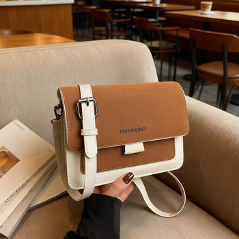 Ženska mala kvadratna crossbody torba s matnim retro dizajnom, širokom naramenicom, 2026 novi model