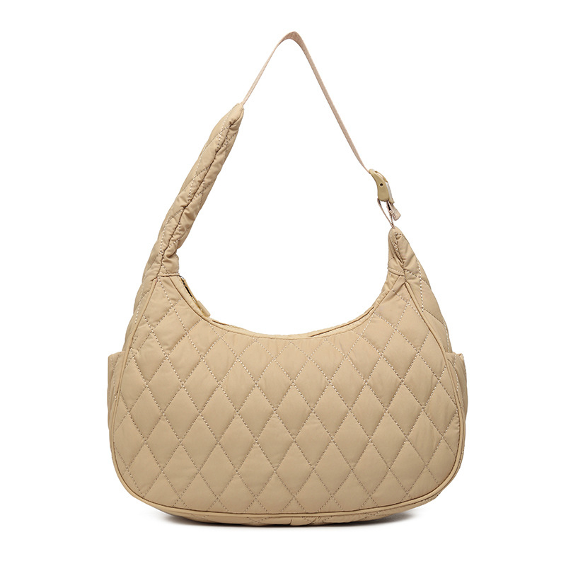Nova torba preko ramena s dijamantnim prešivanjem i punjenjem od downa, velika kapaciteta, lagani najlon, crossbody