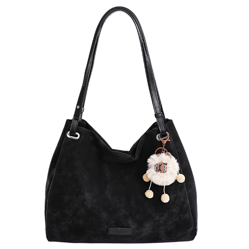 Ženska torba u korejskom retro stilu s velikim kapacitetom, model 2026, elegantna dnevna tote torba za nošenje na rame ili crossbody.