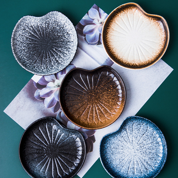Japanski stil keramički tanjur za desert, mali slatki tanjur za užinu i kolače, porcelin, promjer 10–12.9 cm