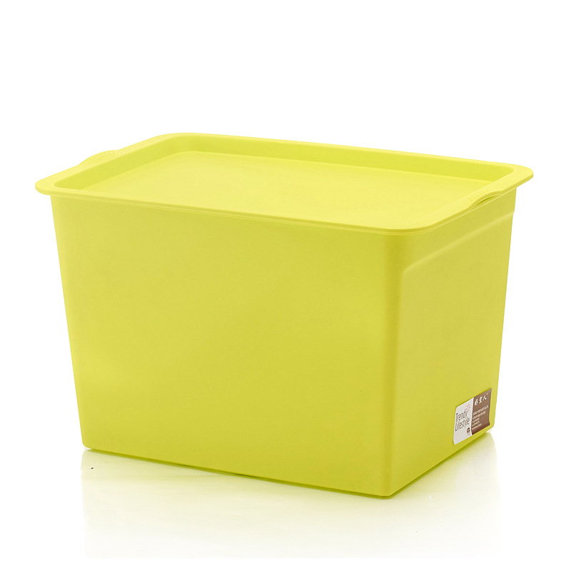 Višebojna plastična kutija za pohranu, slagiva, otporna na prašinu, stolni organizator, 25 L, dimenzije 41×27.5×25.8 cm