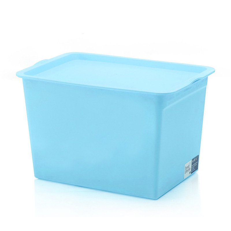 Višebojna plastična kutija za pohranu, slagiva, otporna na prašinu, stolni organizator, 25 L, dimenzije 41×27.5×25.8 cm