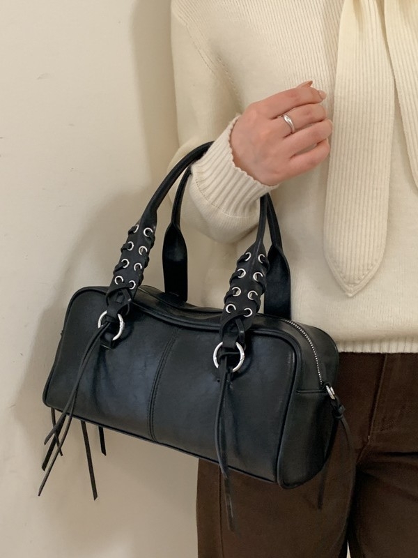 Ženska torbica od PU kože, za ramena i crossbody, s metalnim kopčom, gradski stil, svakodnevna torbica