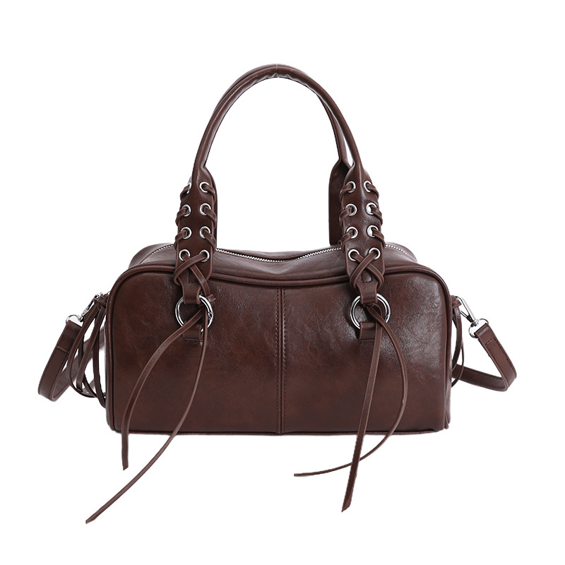 Ženska torbica od PU kože, za ramena i crossbody, s metalnim kopčom, gradski stil, svakodnevna torbica