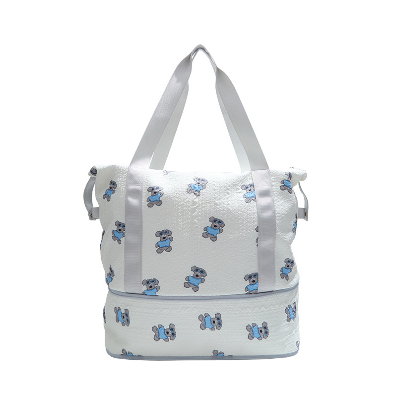 Nova putna torba velike kapacitete s proširivim pretincima, torba za trudnoću, putna torba za poslovna putovanja, odjeljak za suhe i mokre stvari, crossbody torba preko ramena