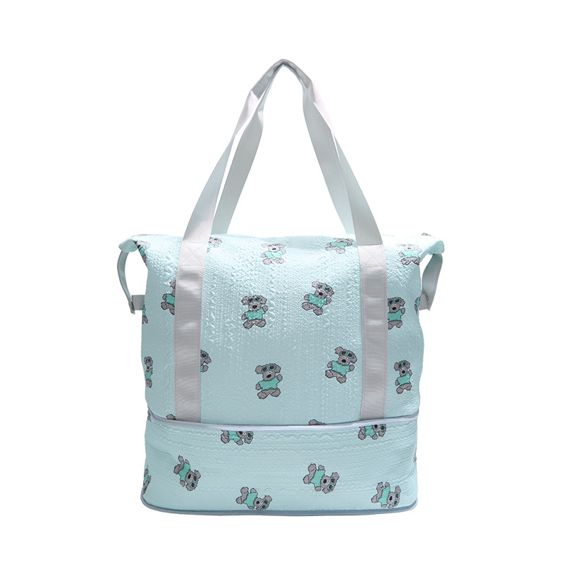 Nova putna torba velike kapacitete s proširivim pretincima, torba za trudnoću, putna torba za poslovna putovanja, odjeljak za suhe i mokre stvari, crossbody torba preko ramena