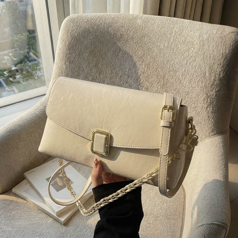 Damska crossbody torba od PU kože, mini kvadratnog oblika, 2026 novi model, retro stil za svakodnevnu upotrebu