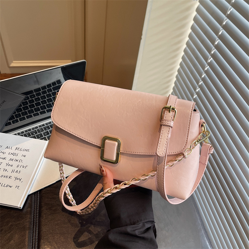 Damska crossbody torba od PU kože, mini kvadratnog oblika, 2026 novi model, retro stil za svakodnevnu upotrebu