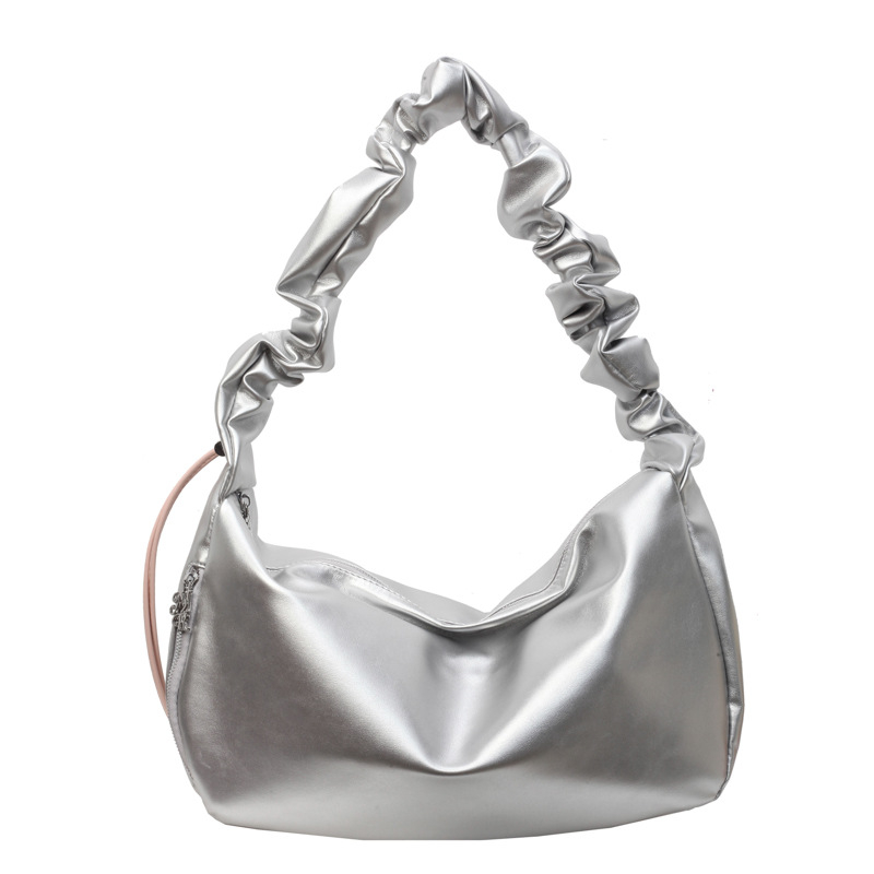 Ženska torba s plisiranim dizajnom oblaka, velika kapaciteta, torba preko ramena i crossbody