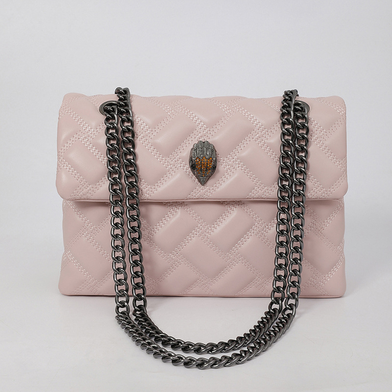 Ženska torba Eagle Bag: PU koža, rombo prešivanje, preklop s magnetskim zatvaračem, mala kvadratna torba za rame/crossbody