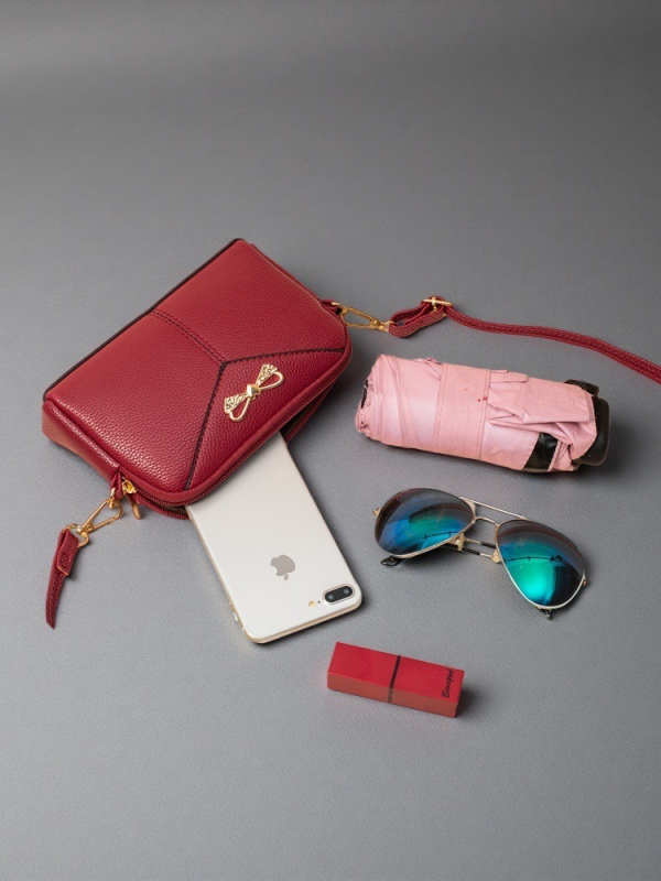 Ženska torbica za telefon u jesenskom stilu — mini crossbody torba, torba za rame, jednostavan dizajn