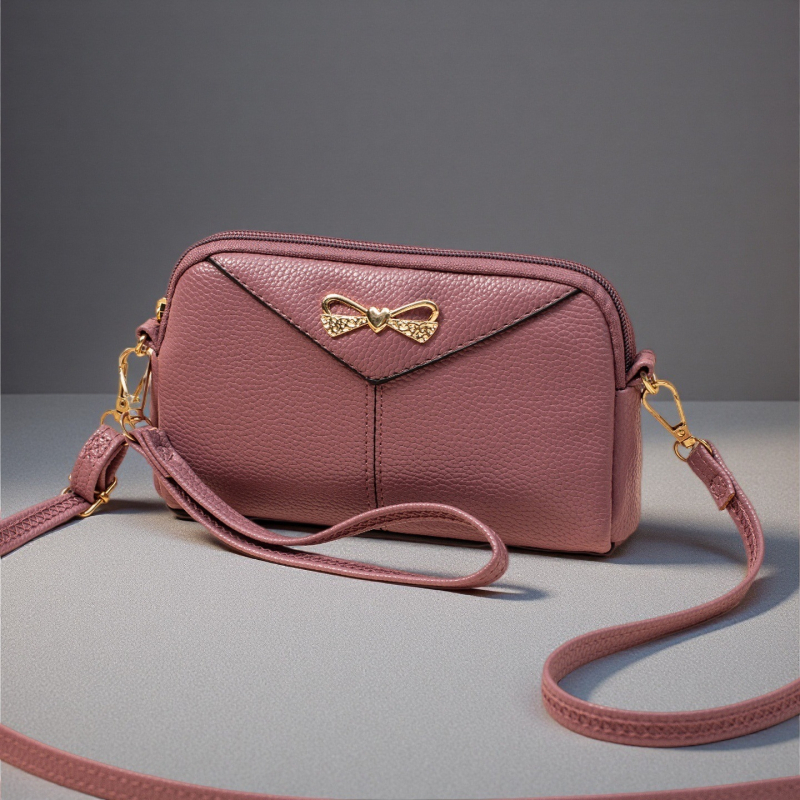Ženska torbica za telefon u jesenskom stilu — mini crossbody torba, torba za rame, jednostavan dizajn