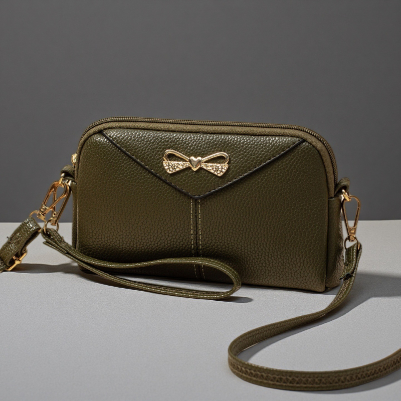 Ženska torbica za telefon u jesenskom stilu — mini crossbody torba, torba za rame, jednostavan dizajn