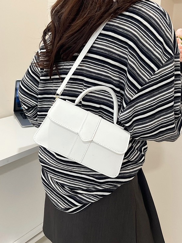 Ženska torba s urbanim stilom, PU koža, crossbody torba, retro mala kvadratna torba za svakodnevnu upotrebu