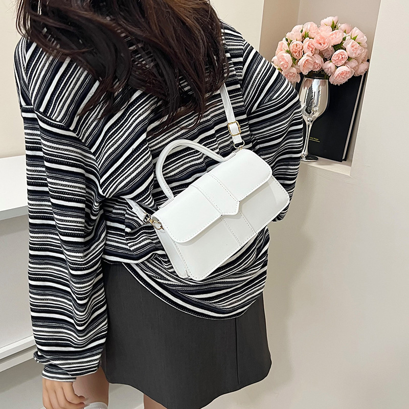 Ženska torba s urbanim stilom, PU koža, crossbody torba, retro mala kvadratna torba za svakodnevnu upotrebu