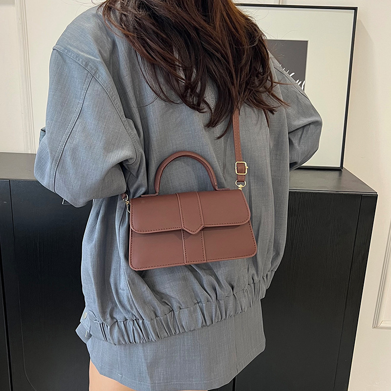 Ženska torba s urbanim stilom, PU koža, crossbody torba, retro mala kvadratna torba za svakodnevnu upotrebu