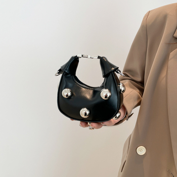 2025 nova PU torbica - mala torbica u obliku knedle, za ramena ili crossbody, gradski ležerni dizajn