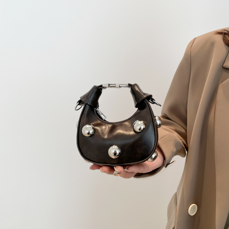 2025 nova PU torbica - mala torbica u obliku knedle, za ramena ili crossbody, gradski ležerni dizajn