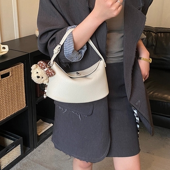 Ženska modna torba za ručno i preko ramena, vintage dumpling torba, novi model 2026, visokokvalitetna torba horizontalnog kvadratnog oblika