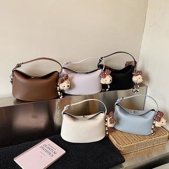 Ženska modna torba za ručno i preko ramena, vintage dumpling torba, novi model 2026, visokokvalitetna torba horizontalnog kvadratnog oblika