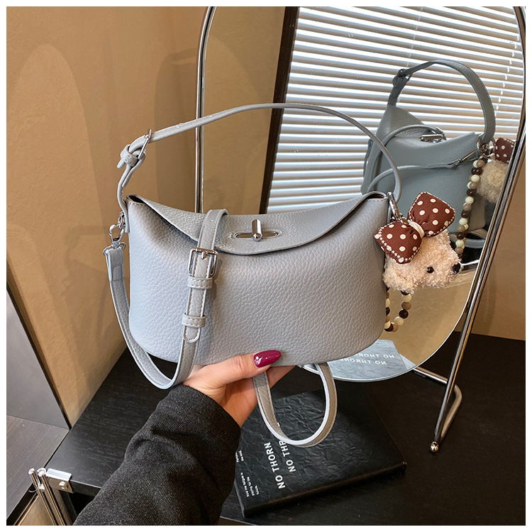 Ženska modna torba za ručno i preko ramena, vintage dumpling torba, novi model 2026, visokokvalitetna torba horizontalnog kvadratnog oblika