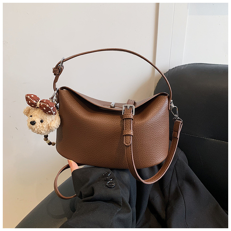 Ženska modna torba za ručno i preko ramena, vintage dumpling torba, novi model 2026, visokokvalitetna torba horizontalnog kvadratnog oblika