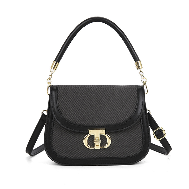 Ženska mala crossbody torba s PU teksturom, jesen-zima 2025, jednostavan casual stil, retro torba preko ramena