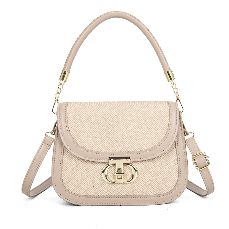 Ženska mala crossbody torba s PU teksturom, jesen-zima 2025, jednostavan casual stil, retro torba preko ramena