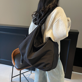 Ženska torba preko ramena s jednim remenom, velikog kapaciteta tote, lagana, vodootporna platnena