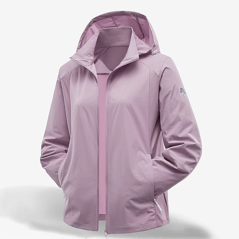 Unisex ljetna jakna s UV zaštitom UPF50+, Ice Silk tkanina, lagana i prozračna