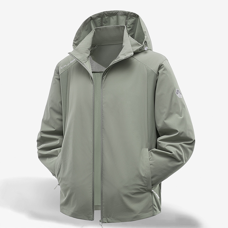 Unisex ljetna jakna s UV zaštitom UPF50+, Ice Silk tkanina, lagana i prozračna