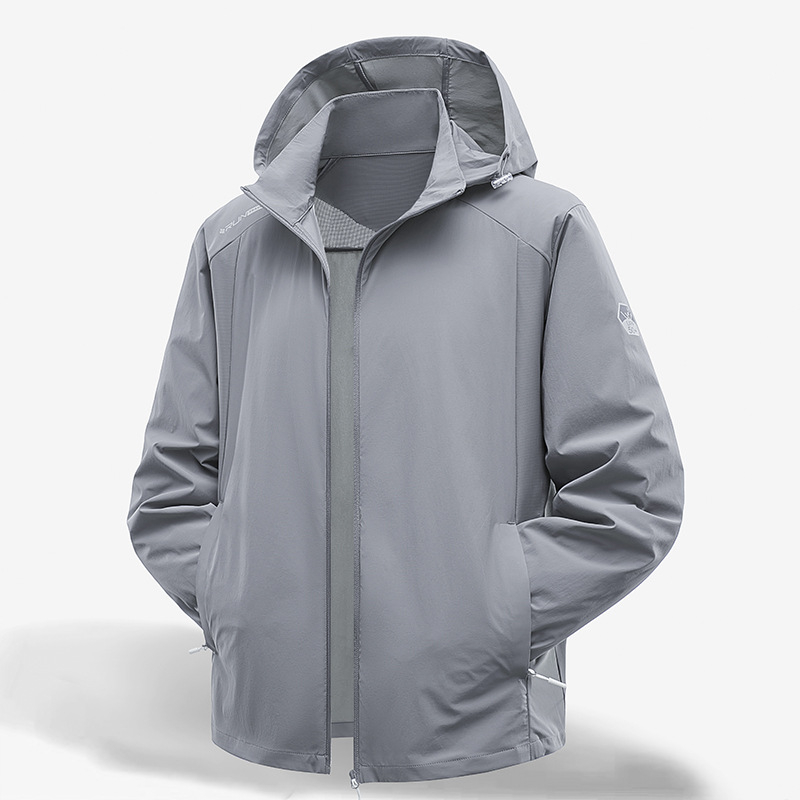 Unisex ljetna jakna s UV zaštitom UPF50+, Ice Silk tkanina, lagana i prozračna