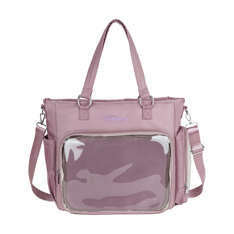 Ženski gradski ruksak za svakodnevne potrebe i školu, japanski stil, tri načina nošenja: ruksak, torba preko ramena, crossbody torba.