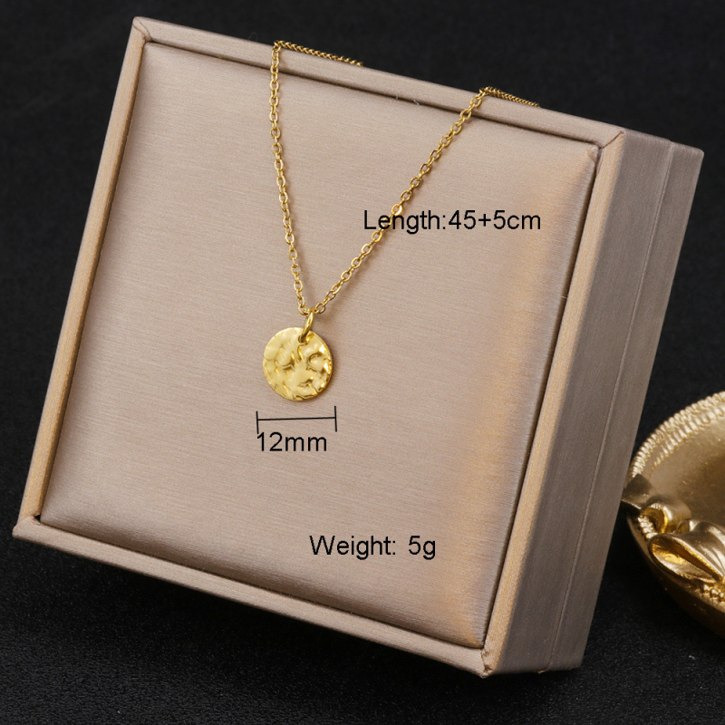 Unisex lanac s privjeskom srca i križem od nehrđajućeg čelika, minimalistički modni nakit