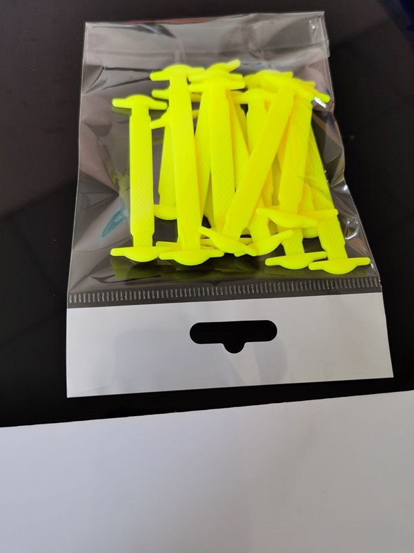 Șireturi plate din silicon pentru adidași albi, elastice, fără legare, pentru adulți și copii, la gros