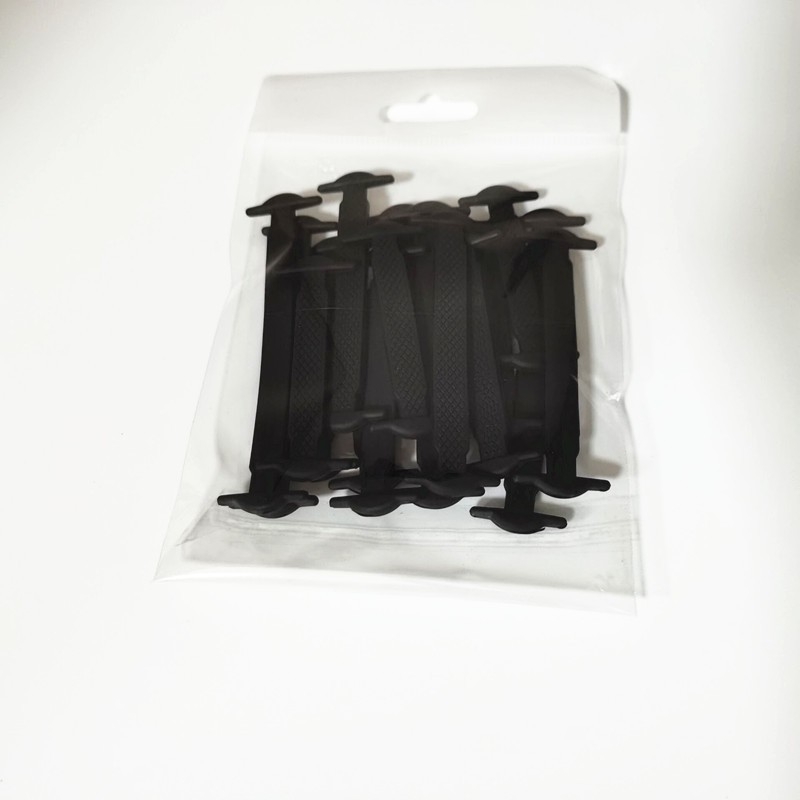 Șireturi plate din silicon pentru adidași albi, elastice, fără legare, pentru adulți și copii, la gros