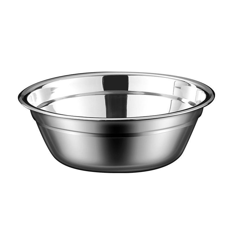 304 nehrđajućeg čelika zdjela za kućnu upotrebu, okrugla zdjela za juhu, debelim dnom za hranu, kuhinjska okrugla zdjela za rižu
