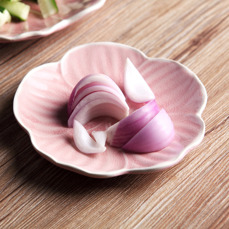 Porcelanski set posuđa u japanskom stilu: tanjur u obliku latice, zapadni tanjuri, kreativni tanjur, pladanj za voće i retro tanjur za čaj