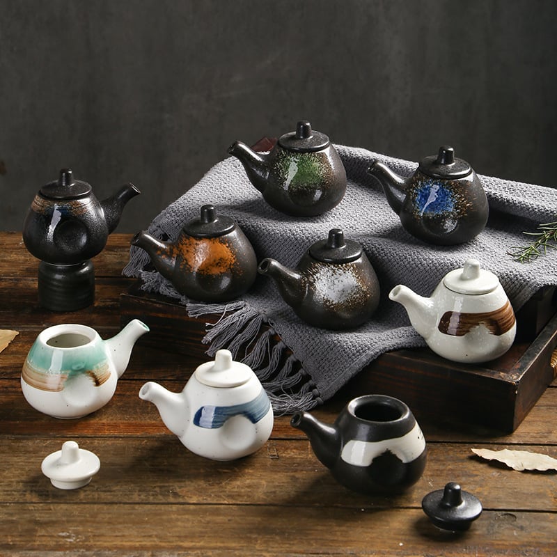 Keramička posuda za začine u japanskom stilu, kreativna porcelanska posuda za umake i začine