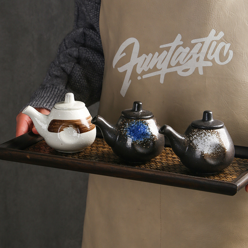 Keramička posuda za začine u japanskom stilu, kreativna porcelanska posuda za umake i začine